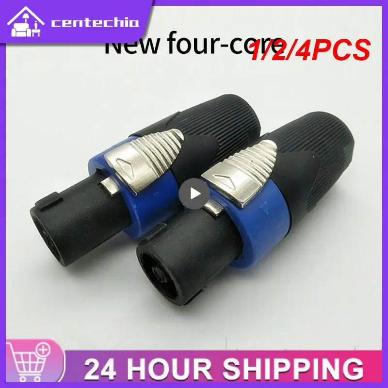 1/2/4ks reproduktor PowerCon Connector NL4FX Speakon 4poles Plug Mužský profesionálny zvukový výkon 7 farebných možností