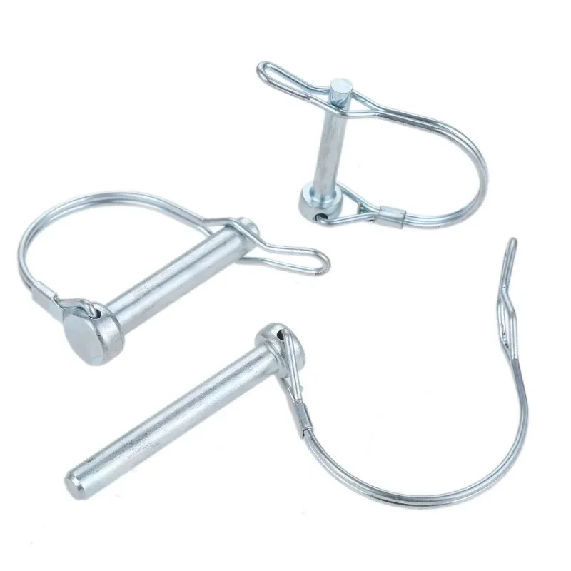 1/2/4ks spojky bezpečnostné kolíky D-Hook Oceľ Rýchle uvoľnenie prívesu Truck Truck Bicycle Člnná loď RV Hitch Latch