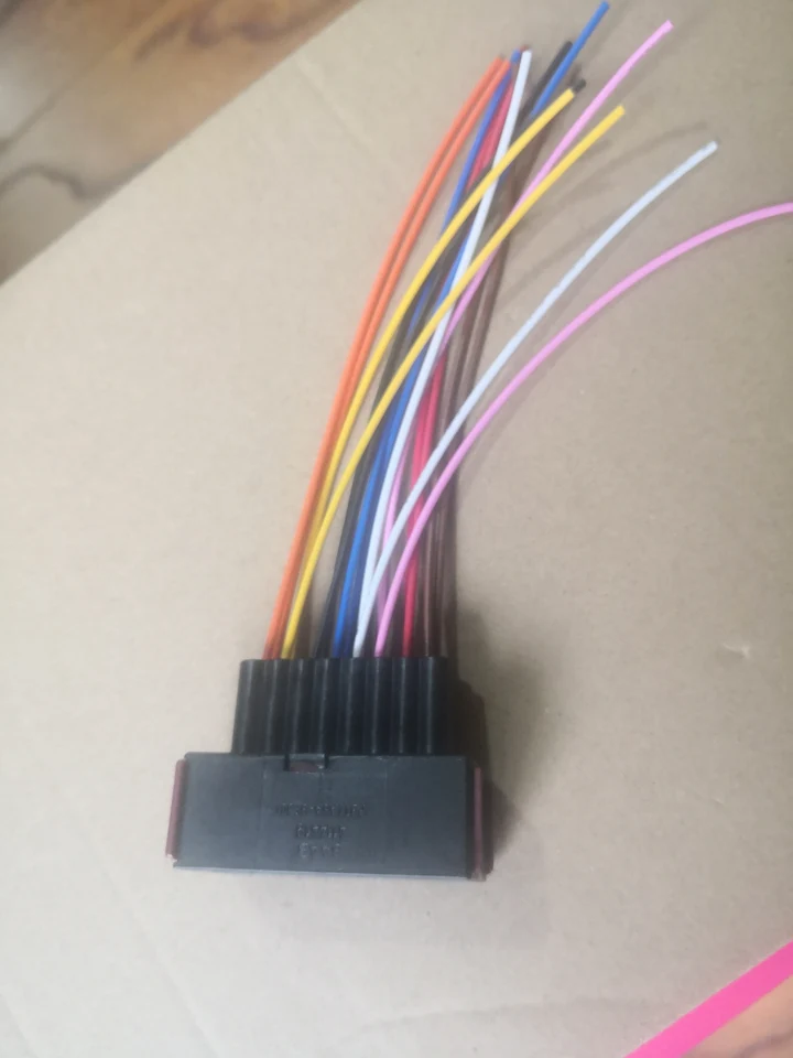 1/2/5/10ks/šarža 16 pin/cesta 16p ženský elektrický konektorový zátka s káblom 15 cm pre TE AMP Tyco 1-962358-1 SAAB 4114419