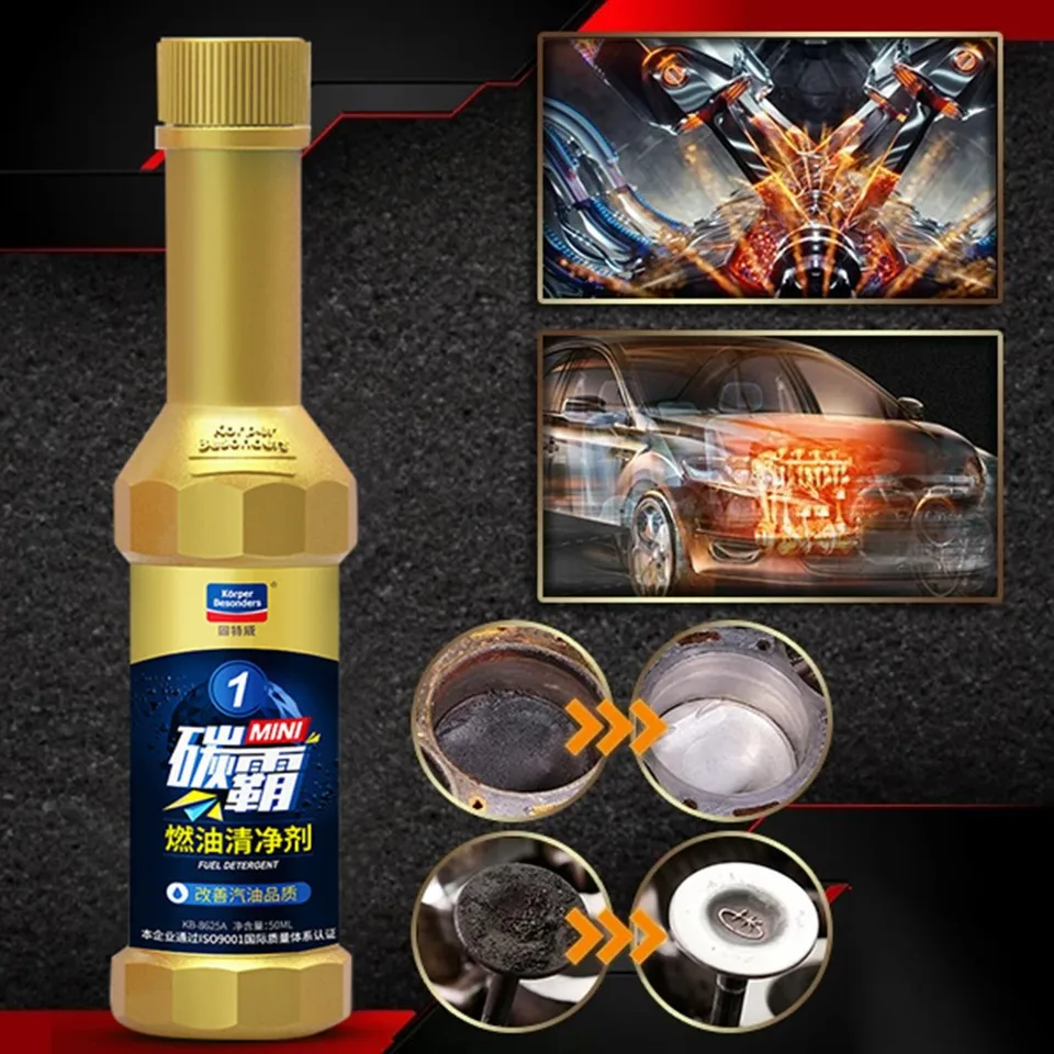 1/2/5ks Výkonný čistiaci prostriedok na posilňovač motora Katalyzátor motora 50 ml