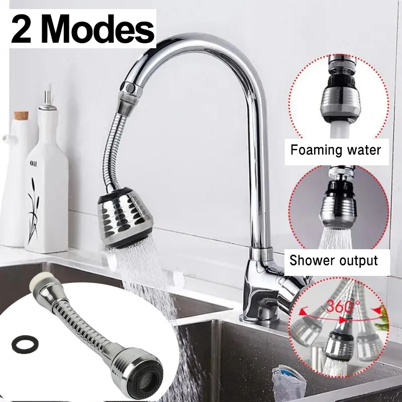 1/2/5x Faucet Bubbler Kuchynský kohútik Filter Tap Opdator voda šetrenie dýza Kúpeľňa Kúpeľňa 360 ° rotácia Foamer Sprchový sprej hlavy