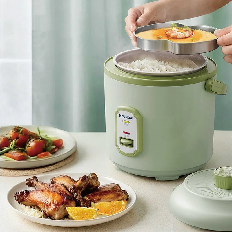 1,2 l domácej ryže Cooker Prenosný rýchly elektrický varenie hrnca parná hrniec Multifunkcia nelickú hrniec One-Click Operácia pre 1 ~ 2 osoby