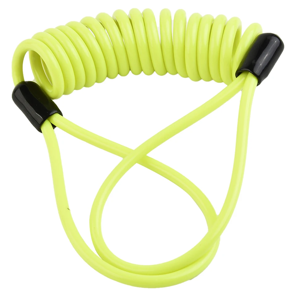 1,2 m uzamknutie pripomenutia Minder Disk Coil Coil Motocykel Motorbike Secooter Cabin Cable Proti zlodejom pripomenutie kábla