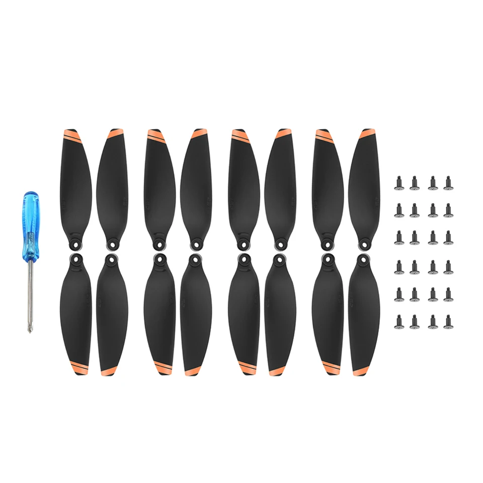 1/2 párov náhradná vrtuľa pre DJi Mini 2 Drone Light Weight Rekvice Blade Wing Forssure Príspevok náhradné diely skrutkovacie súpravy