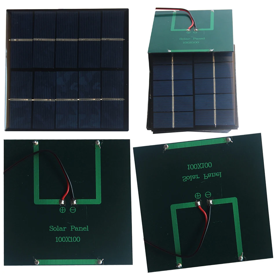 1,2 W 5V Solárny panel Prenosná solárna nabíjačka so solárnymi batéria