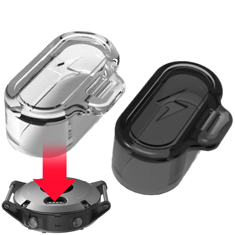 1/20ks nabíjací port prachový protektorový kryt kryt chrániče pre Garmin Forerunner 955 945 255 Fenix ​​7 SX 6 6S TPU Clear Dust Plug