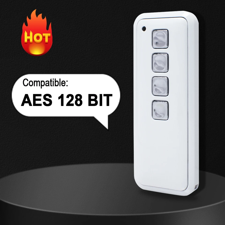 1-20ks Novoferm AES 128 Bit Garage Door diaľkové ovládanie 433,92 MHz Rolling Code Novotron 522 524 502 Max43-2 504 MAX43-4 MCHS43