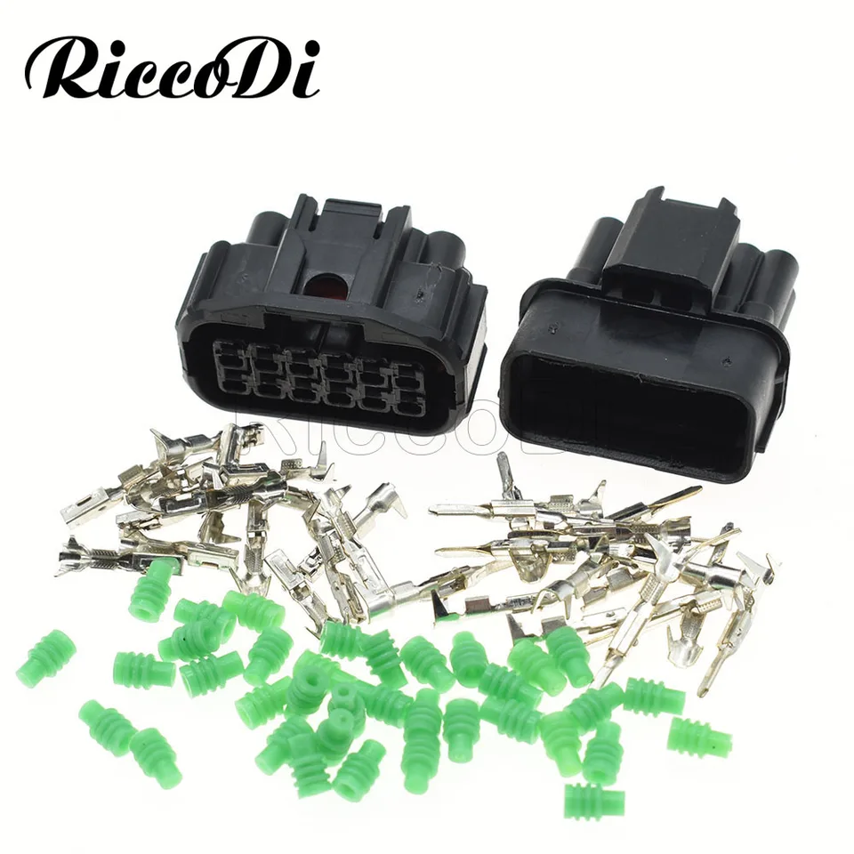 1-20sets 12 PIN 1,5 mm séria automobilu Automater Auto samica samec LED hmlovej hmlovej zásuvky konektor 6181-6784 6189-7410 pre Honda