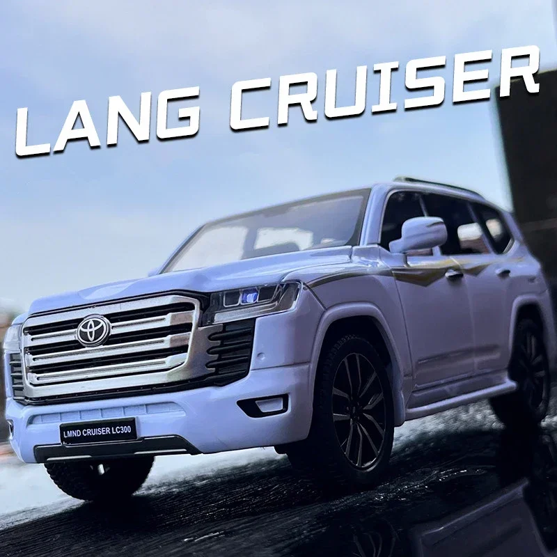 1:24 Toyota Land Cruiser LC300 Prado SUV zliatinový model automobilu Diecast Metal Hray Off-Road vozidlá automobilový model simulácia detských darov