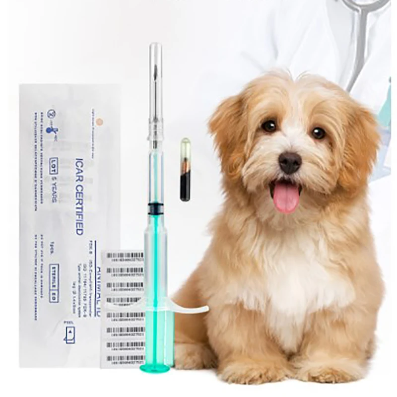 1,25*7 mm/1,4*8 mm/2,12*12 mm zvieracie zviera mikročip injekčnej striekačky Horse Dog Microchip