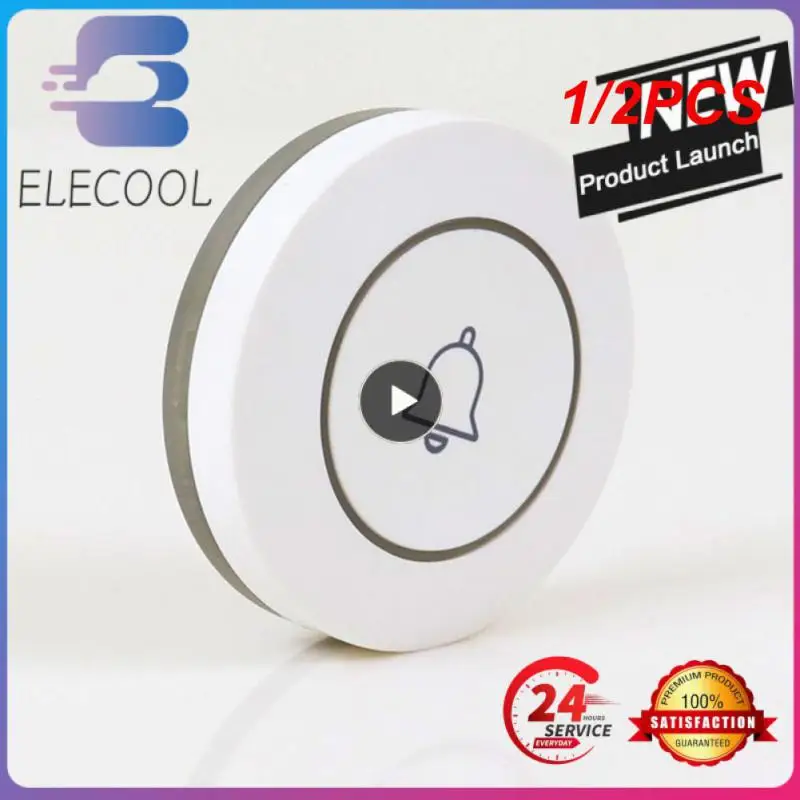 1/2ks 433 MHz bezdrôtové diaľkové ovládanie Tuya Smart Home One-Key Alarm SOS Núdzové tlačidlo Tlačidlo bezdrôtového havarijného gombíka dvera