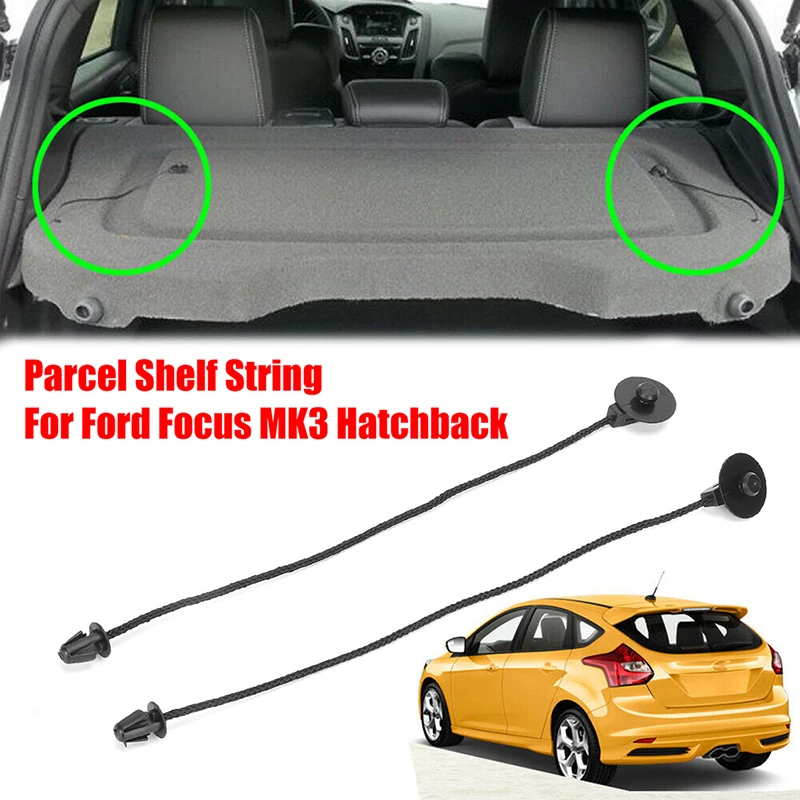 1/2ks auto zadné zadné zadné dvere kmeňa Parcel Plaps Strip #1930212 Fit for Ford Focus 3 dvere 5 dverí hatchback MK3 2011-2018