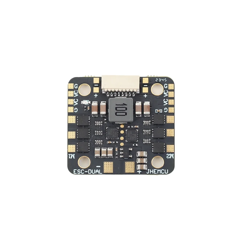 1/2ks JHemcu Wing ESC-D-DAUL 40A BLHeli_S 2in1 40A ESC Vstavané 5V BEC Current Meter 20x20mm 2-6S Lipo pre RC FPV Racing Drone Drone