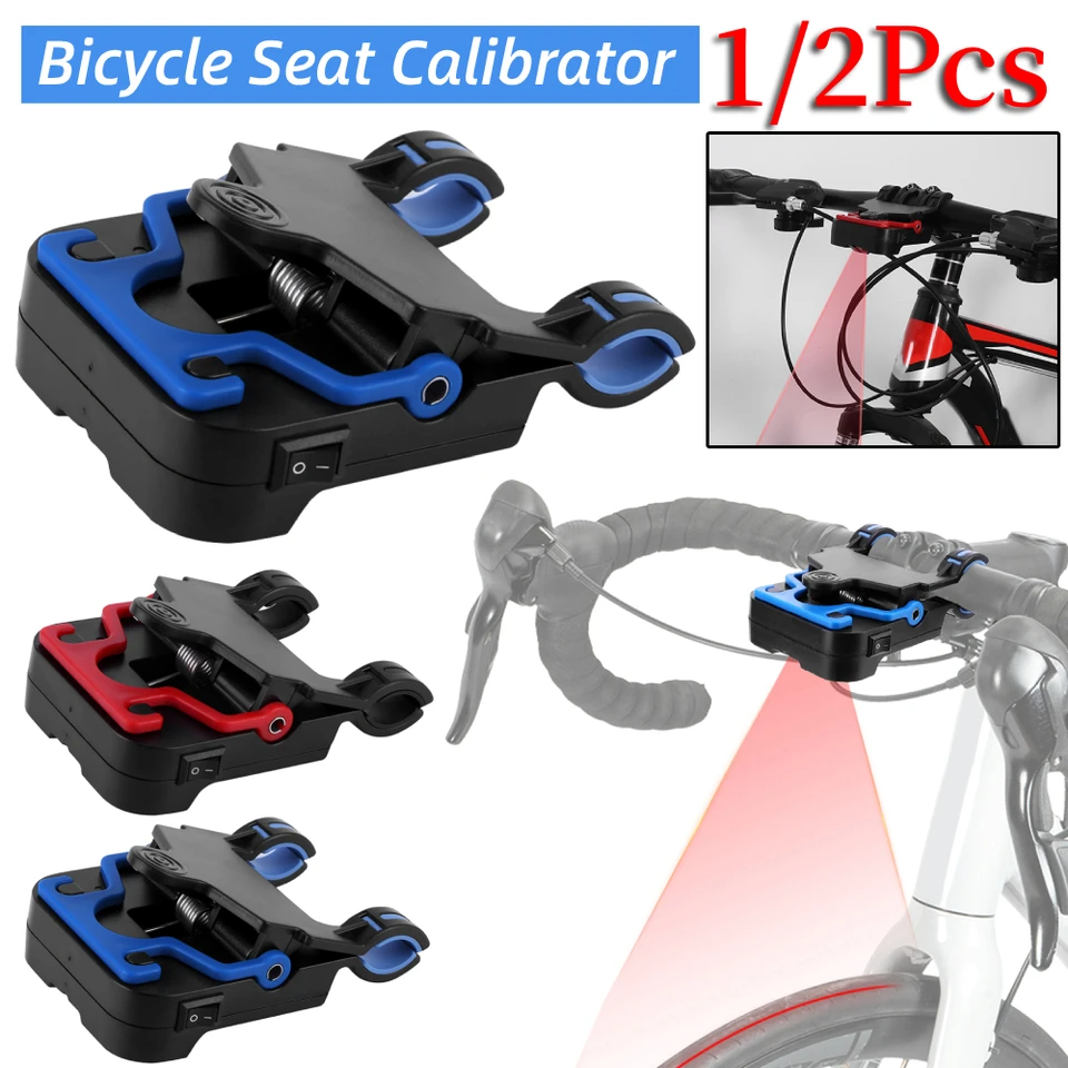 1/2ks na bicykli Kalibrátor Bicykle Bicykel Bicykel Kalibrátor Rukovinové riadidlá Rukovina laseru Zarovnanie sedadla Stredisko Stredisko merania nástroja Zarovnanie indikátora
