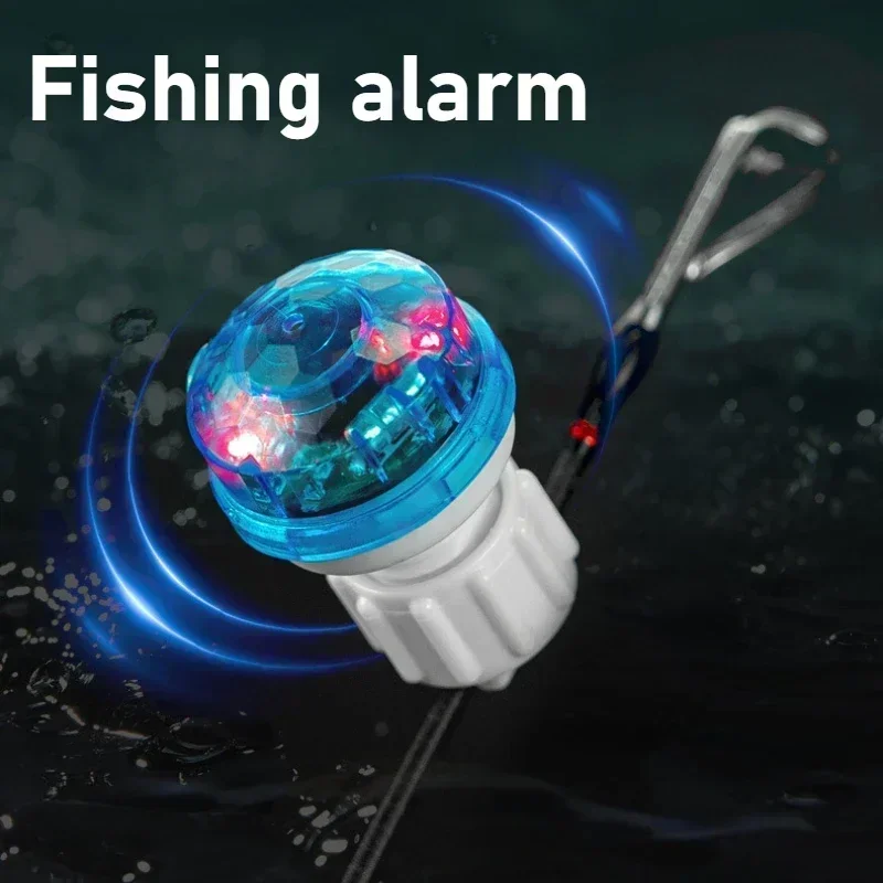 1/2ks rybárske uhryznutie Alarm Light Night Fishing Rybárska prúžok Strikový senzor výstrahy Elektronické uhryznutie LED žiarovka PESCA