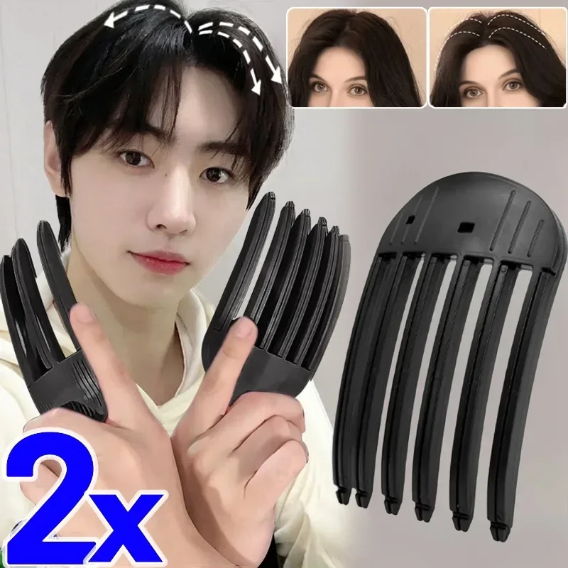 1/2ks Simple Fluffy Hair Roots Clips žiadne teplo vysoký vrchol vlasov natáčanie Styling