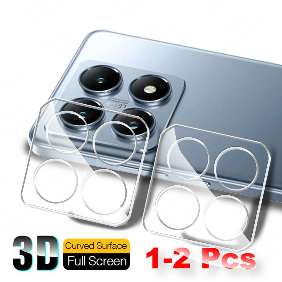 1-2pcs 3D Clear Camera Protector pre Xiaomi 14t Mi 14tpro zadný kryt Zemný sklenený puzdro Xiaomi14t 14 T T14 Xiaomi14tpro 5G