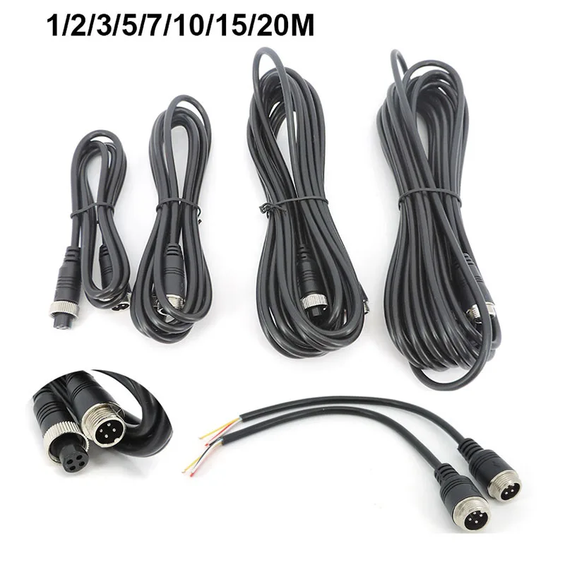1/3/5/10/15/20M 4 PIN CORE MESE MESE NA ŽENÁ Aviacia predlžovanie videa KABELOVÝ KABEL KABEL PABER PRE AUTOMO