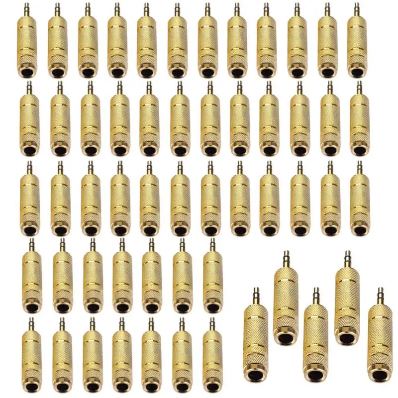 1/3/5/10ks malý až veľký 3,5 mm až 6,35 mm pre konektor pre slúchadlá Audio adaptér prevodník zvuku kompatibilného pre