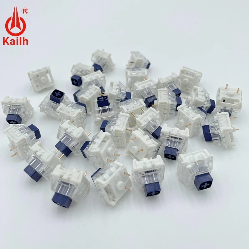 1/3/5ks kailh Navy Blue Box Spínač Clicky Hmat DIY Custom Mechanical Keyboard Kompatibilný čerešňa MX RGB SMD 3PIN