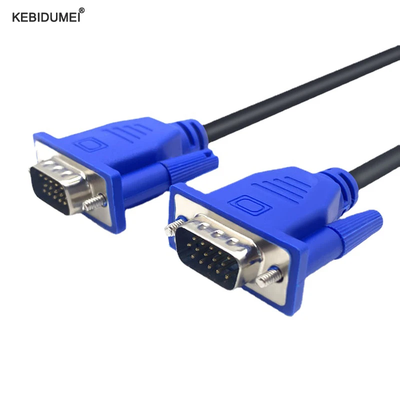 1,3 m VGA až VGA Kábel Muž a mužský konektor prevodníka Vysoké definície pre počítač Monitor projektor PC TV adaptér