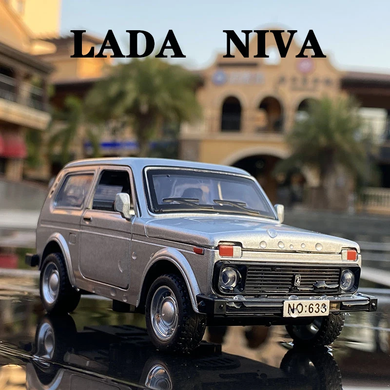 1/32 Ruská Lada Niva zliatiny Model Car Lada 2106 Toy Diecasts Metal Casting Pull Back Hudobné autá Hračky pre deti
