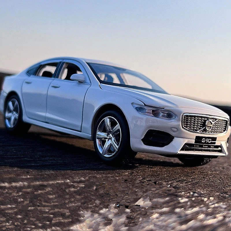 1:32 Volvo S90 zliatinový model auta Model odliatok od hračiek kovové vysoko simulácie zvuku a svetlo zbierka auta