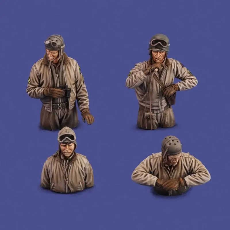 1/35 živicový model Obrázok GK ， American Tank Man, nezasiahnutá a nenatretá súprava