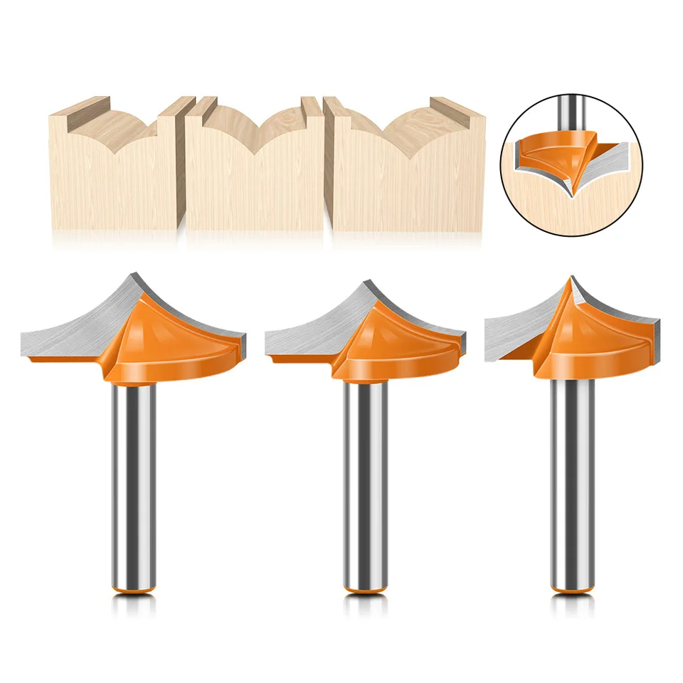 1-3ks 1/4 ″ 6 mm driek na drevársku smerovač bit bit, špička gravírovanie router bit bitra doštičky numerické ovládanie gravírovania strojov
