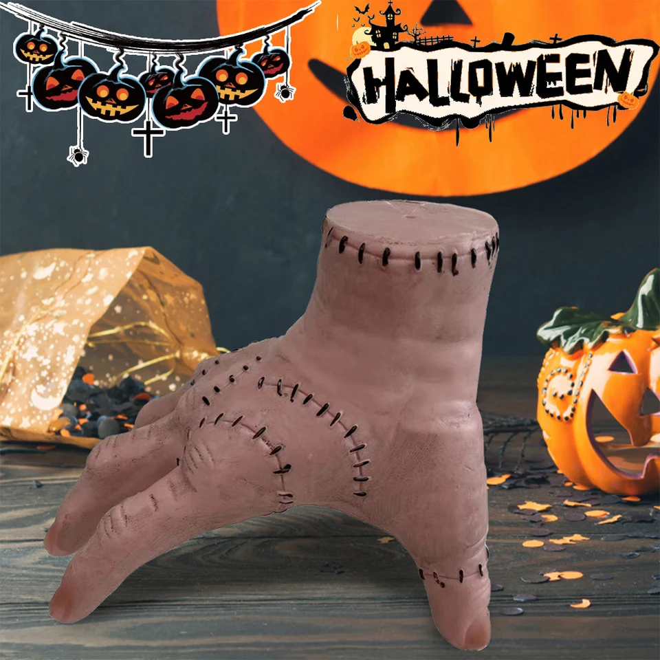 1-3ks Halloween Horor rekvizity zlomené ruky Horor Horor Adams Family Latex Palm Sochy Domov Domáce dekoratívne stolové remeslá