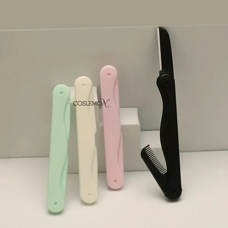 1/3ks skladacie z nehrdzavejúcej ocele Ocebrow Tinker Micro Blade Bezpečnosť ochrany škrabky na tvár Razor nekĺzanie kozmetických nástrojov