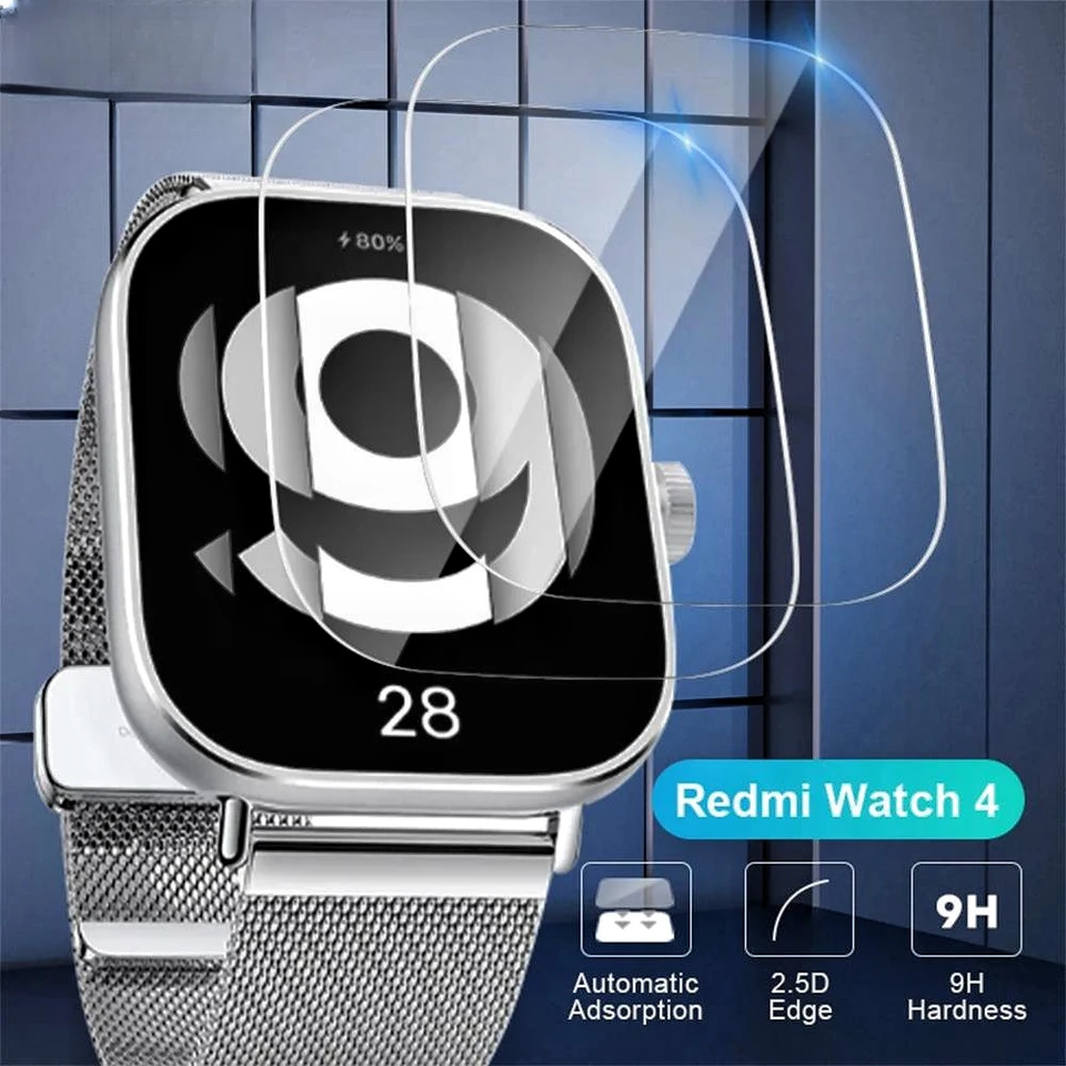 1-3ks temperované sklo pre Xiaomi Redmi Watch 4 Smart Watch Clear HD Screen Protector