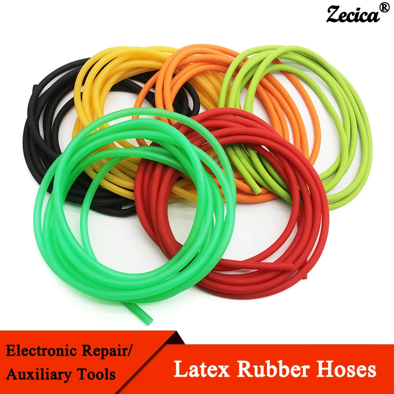 1/3M Príroda latexové gumové hadice 1,6 2 3 4 5 6 7 9 10 12 14 17 mm Vysoko odolná chirurgická lekárska trubica elastická praky Slingshot katapult