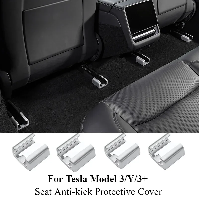 1/4/8ks pre Tesla Model 3/Y/3 Highland 2024 Zadné sedadlo zábradlia proti kolíkovej ochrane kolíkovej ochrany Nový model3+ interiér Accessori