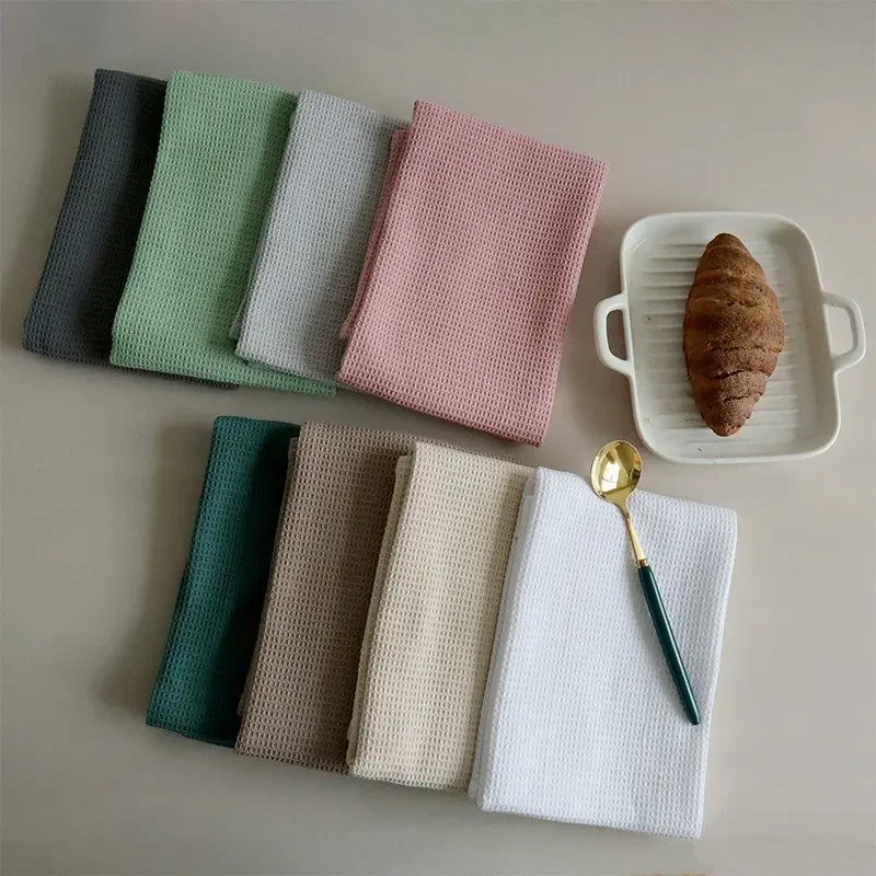 1/4ks 100%bavlnená vaflová väzba v obrúsky, Absorpent Teatowel Dinner