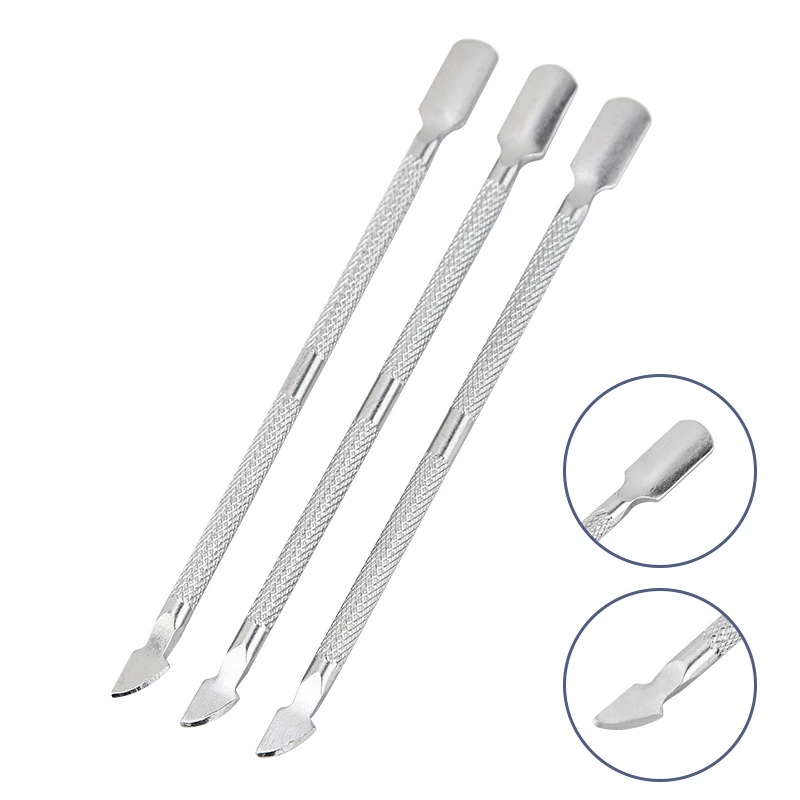 1/4ks s dvojitým hlavičkom Mini pokožka prenosná prenosná tvár Spachtula Exfoliator Deep Clean Tool Tool Blackhead Remover čistič pórov