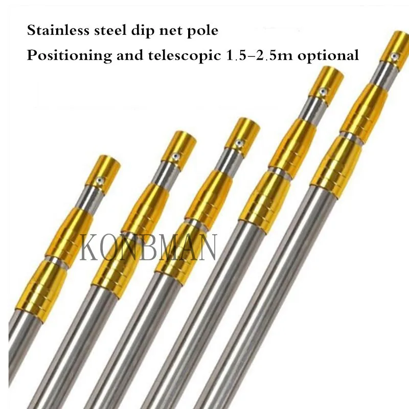 1,5 / 1,7 / 1,9 m / 2,1 m / 2,5 m žltá biela hlavová vidlička harpoon oštep Spear Rybí