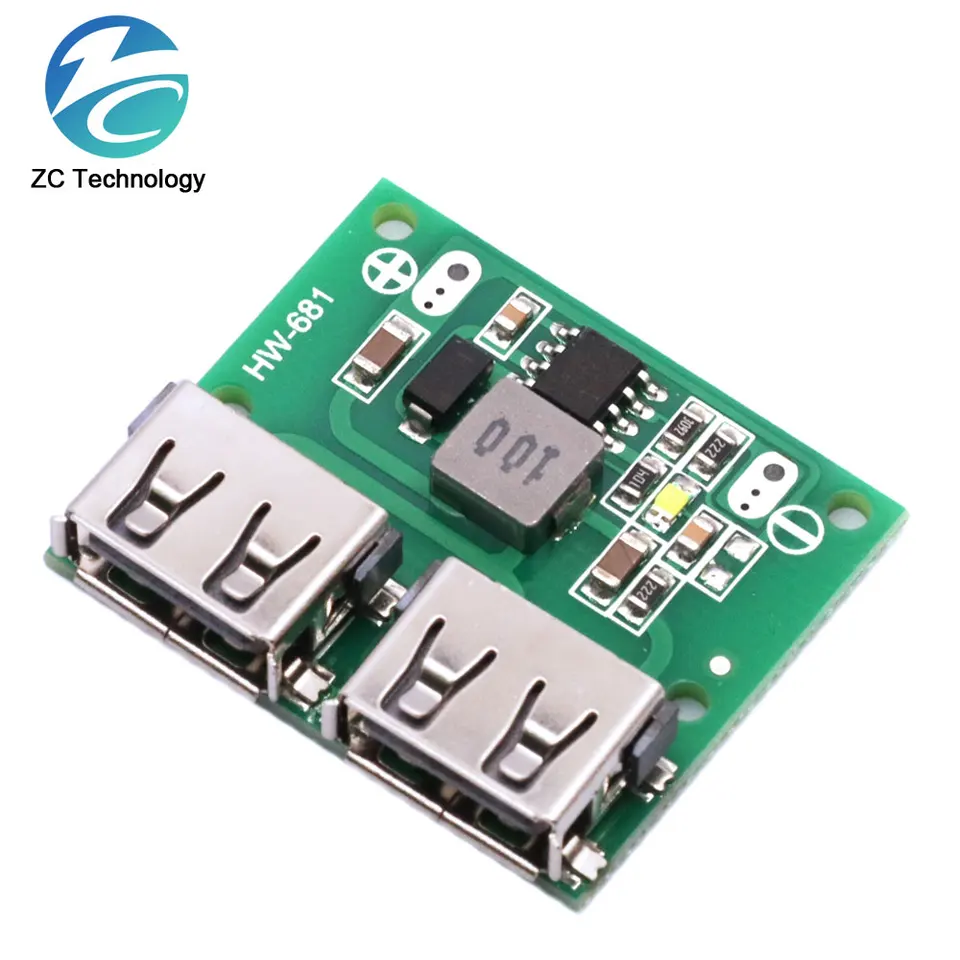 1/5/10ks 9v 12v 24v až 5 V DC-DC Krok nabíjačku nabíjačku Dual USB 3A nabíjací nabíjanie automobilu 6-26V