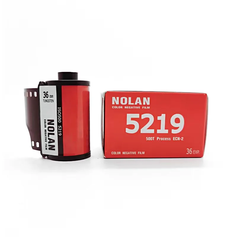 1-5 Roll Nolan 5219 500T 135 Film Film Negative Film Ecn2 Spracovanie ISO 500 36Exp pre filmovú kameru Kodak M38 M35 H35