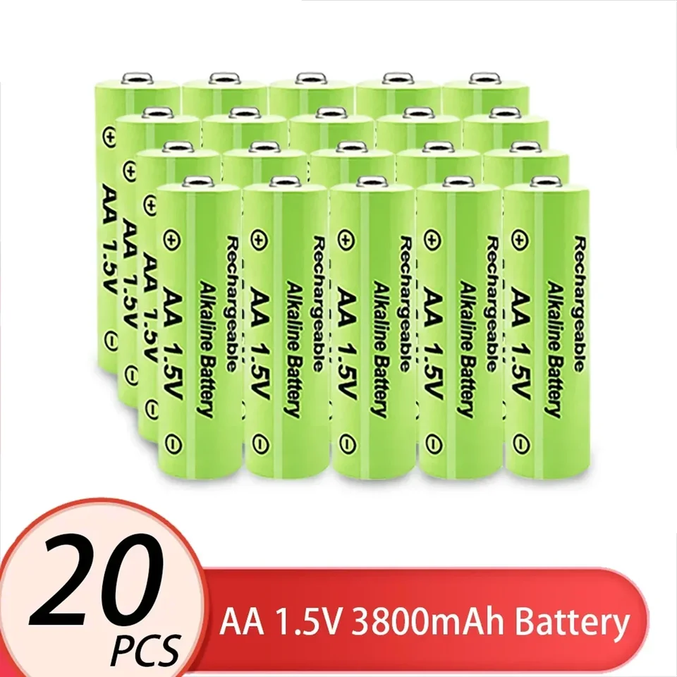 1,5 V AA 3800 mAh NI-MH Nabíjateľná batéria pre hračky Hračky Hračky MP3 prehrávač mp3 bezdrôtová klávesnica Nahradiť bezdrôtová myš