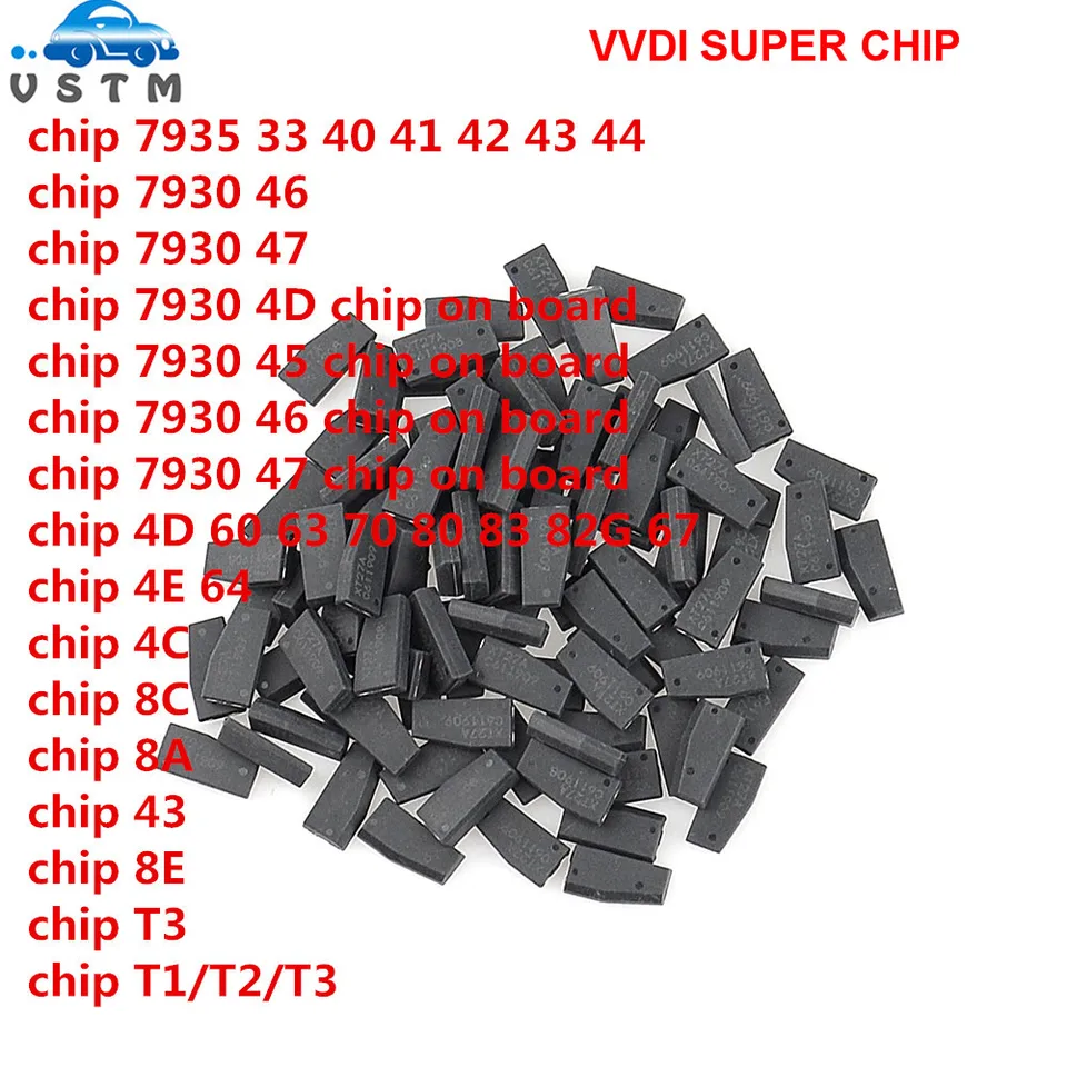 1-50ks Xhorse VVDI Super Chip Transponder pre ID46/4D/4C/8C/8a/T3/pre h/pre H CHIP pre VVDI2 VVDI Kľúčový nástroj a mini kľúčové nástrojy