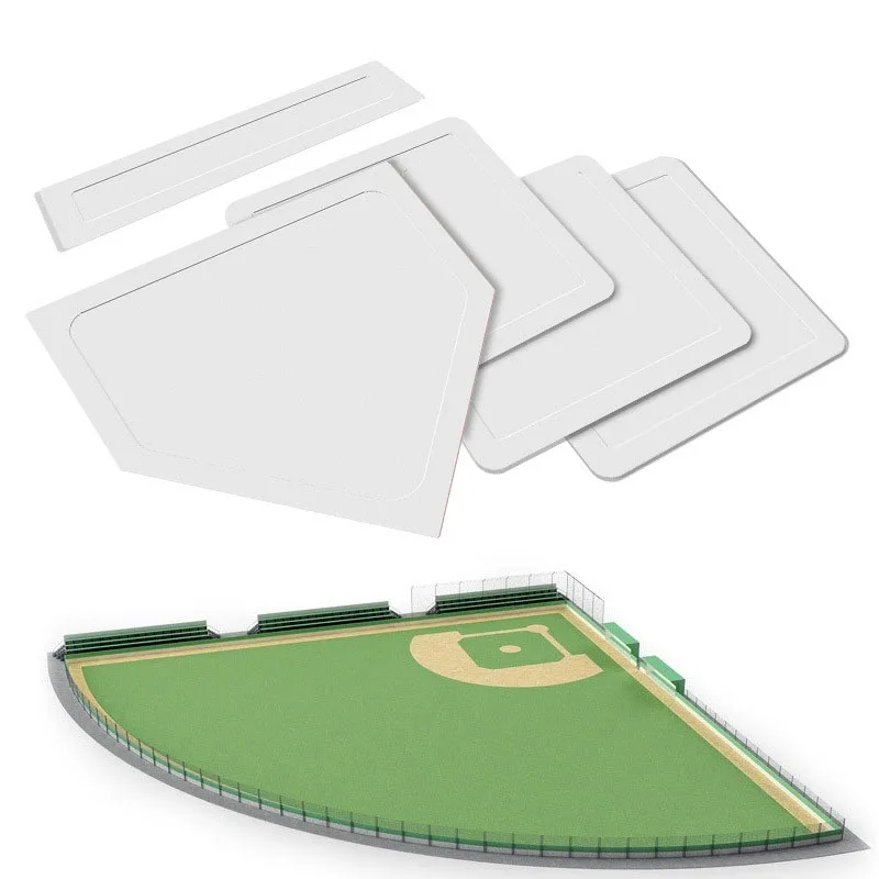 1/5ks baseball a softball základne set gumové poľné základne pre deti Dospelý tréning tímový zápas záhrady a školské baseballové vybavenie