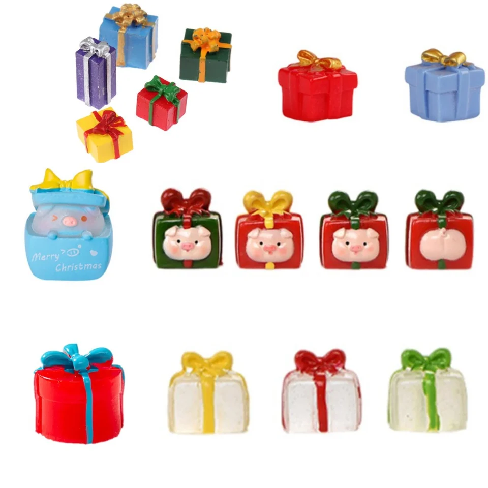 1/5ks Dollous Miniatúra 1/12 vianočné vianočné darčeky predstierajte hranie Mini Doll House Furniture Decoration Diey scéna mikro