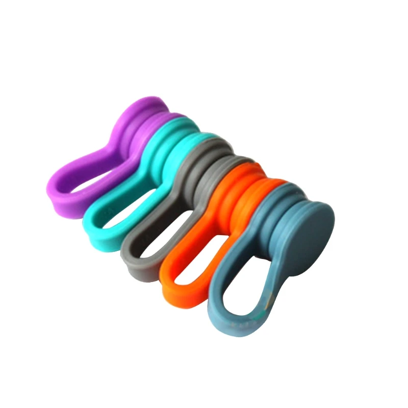1/5ks Magnetické dátové sponky Organizátor Soft Silikone Storage Clips Suarphone Wire Karty