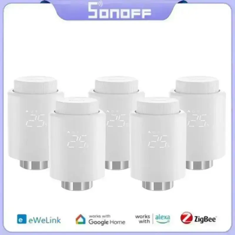 1-5ks Sonoff Trvzb Zigbee Termostatic Radiator Valve Smart Home Ewelink App Diaľkové ovládanie funguje s Sonoff ZB Bridge-P