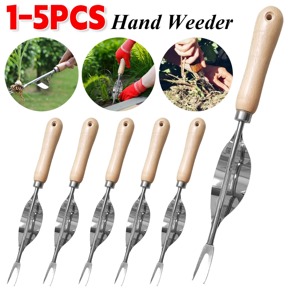 1-5ks z nehrdzavejúcej ocele Ručné buriny dvora trávnika Remover REMOVER ROOD ROOD ROOT ROOT PULLER GARDEL GARDELOVÉ ZÁKLADNÉ ZÁKLADNÉ ZARIADENIE ZÁKLADNÉ ZARIADENIE