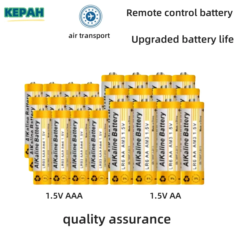 1,5V AA 9800MAH AAA 8800MAH alkalickej batérie pre LED svetlo hračky MP3 Camera Flash Razor CD prehrávač bezdrôtových slúchadiel myši Klávesnica