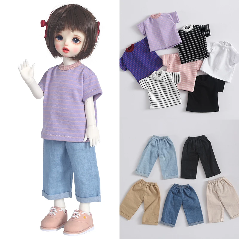 1/6 BJD Doll Clothes Denim Pants pre bábiky 1/6, Blyth, YOSD, 30 cm bjd