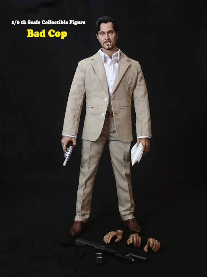 1/6 Scale akcia Obrázok Doll Leon Profesionálny zlý policajt Norman Stanfield 12 