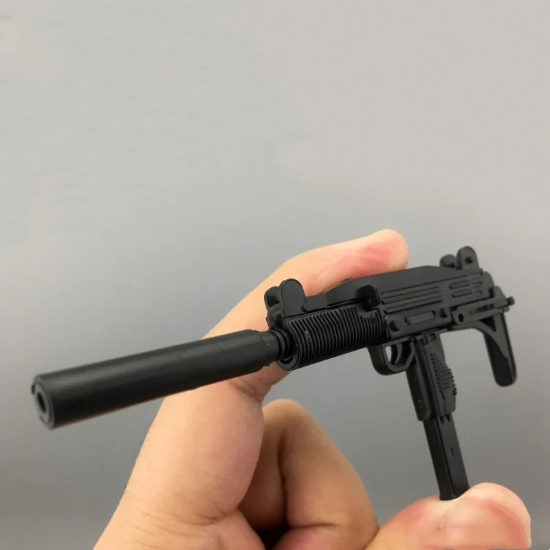 1/6 Scale Uzi Montážna zbraň Model Model Kit Soldier Accessories
